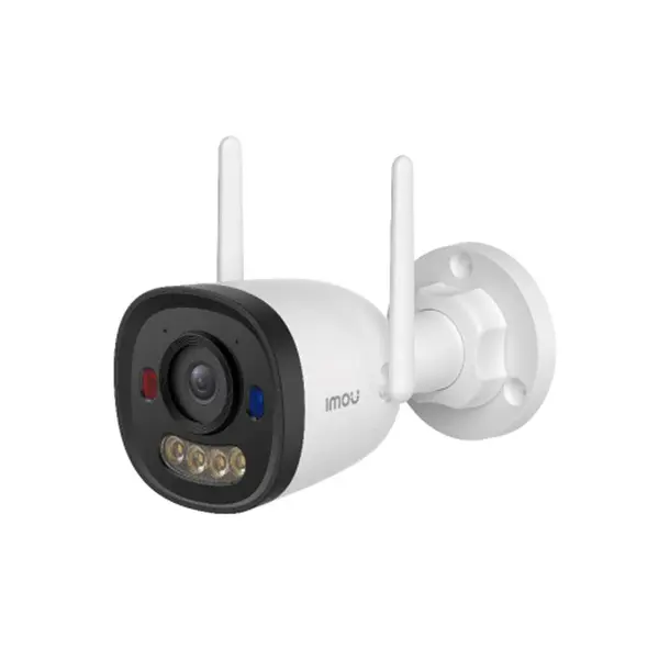 Camera supraveghere exterior WiFi cu iluminare duala IMOU Bullet 3 Pro, 8MP, 2.8 mm, WiFi 6, IR 25 m, microfon si difuzor, avertizare luminoasa, sirena, slot card