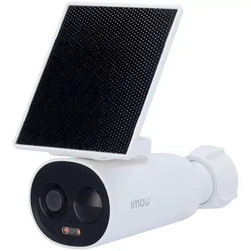 Camera supraveghere exterior WiFi cu panou solar IMOU Cell 3C IPC-K9DC-5M0WEH-V2, 5 MP, 2.8 mm, IR / lumina alba 15 m, 5000 mAh, slot card, microfon si difuzor