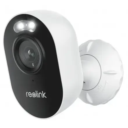 Camera supraveghere exterior wireless WiFi Reolink Lumus E430, 4 MP, 2.8 mm, IR 10 m, PIR, reflector, slot card, sirena, microfon (Alb)