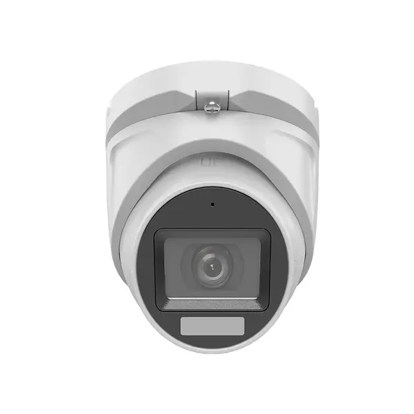 Camera supraveghere interior Dome Smart Hybrid Light Hikvision HiLook THC-T157-LMS, 3K, 2.8 mm, IR 30 m, lumina alba 20 m, microfon incorporat