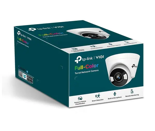 Camera supraveghere interior IP Dome TP-Link Full Color VIGI C430(2.8MM), 3 MP, 2.8 mm, IR/Lumina alba 30 m, microfon, PoE, vizualizare pe telefon