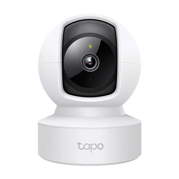 Camera supraveghere interior IP wireless WiFi PT TP-Link TAPO C212, 3 MP, 4 mm, IR 9 m, slot card, microfon si difuzor, detectie smart, 360 grade, sirena, Ethernet