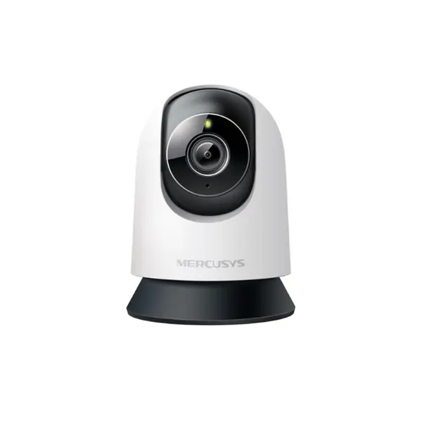Camera supraveghere interior smart PT WiFi Mercusys MC230, 5 MP, 4 mm, IR 12 m, 2.4 GHz, detectie AI, microfon si difuzor, auto-tracking, slot card