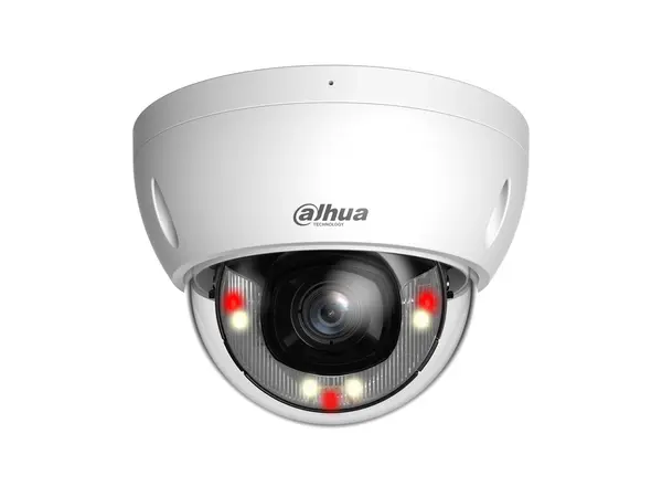 Camera supraveghere IP Dahua, 6MP, 2.8mm, Iluminare duala, audio, PoE, slot microSD, IP67, IK10, IPC-HDBW2649E-S-IL-0280B