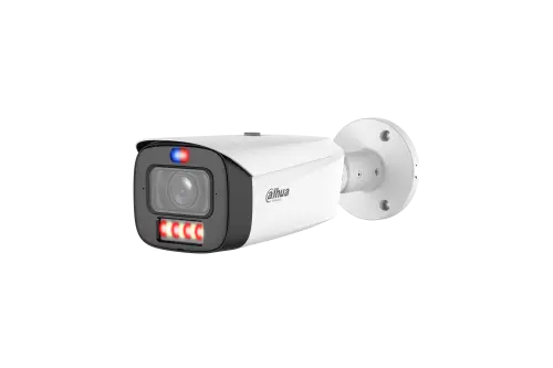 Camera supraveghere IP Dahua 6MP WizColor TiOC PRO, Dual Light 60m, lentila varifocala 2.7-12mm, microfon dual, difuzor, alarma audio-vizuala, PoE+, microSD, IPC-HFW3649T1-ZAS-PV-2712-PRO