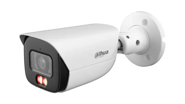 Camera supraveghere IP Dahua, 8MP 4K, 2.8mm, IR 30m, slot card microSD 512GB, PoE, IP67, IPC-HFW3849E-AS-IL-0280B