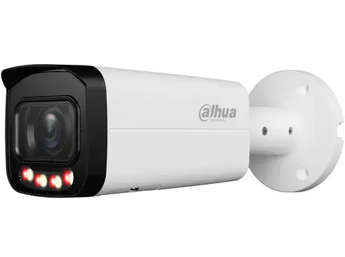 Camera supraveghere IP Dahua IPC-HFW3849T-ZAS-IL-27135, Smart Dual Light, 8 MP 4K, 2.7–13.5 mm, IR + lumina alba 60 m, AI, microfon, PoE, slot microSD, IP67
