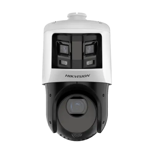 Camera supraveghere IP, Deep Learning, DarkFighter, ColorVu, 6+4MP, 25X, IR 100m, WL 30m - Hikvision DS-2SE4C425MWG-E26F0