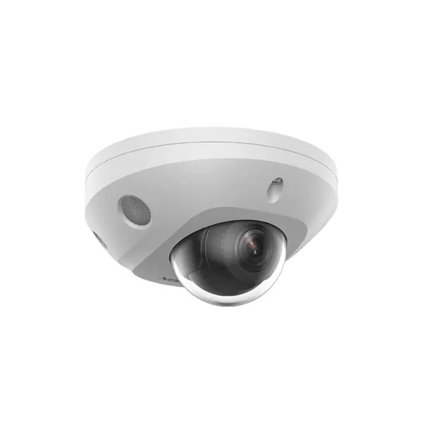 Camera supraveghere IP Dome cu iluminare duala Hikvision AcuSense DS-2CD2543G2-LIS2U-2.8MM, 4 MP, 2.8 mm, IR/lumina alba 30 m, microfon dual, detectare miscare, slot card, PoE