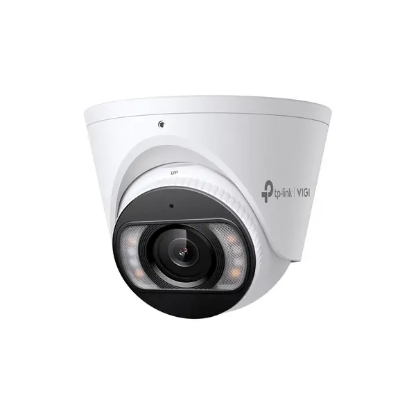 Camera supraveghere IP dome cu iluminare duala TP-Link VIGI InSight S455, 5 MP, 2.8 mm, IR/lumina alba 30 m, microfon si difuzor, slot card, PoE