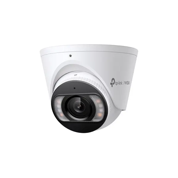 Camera supraveghere IP Dome cu iluminare duala TP-Link VIGI Full-Color InSight S445, 4 MP, 2.8 mm, IR/lumina alba 30 m, microfon si difuzor, slot card, PoE