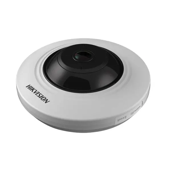 Camera supraveghere IP Dome Fisheye Hikvision DS-2CD2935FWD-I, 3 MP, 1.16 mm, IR 8 m, slot card, PoE