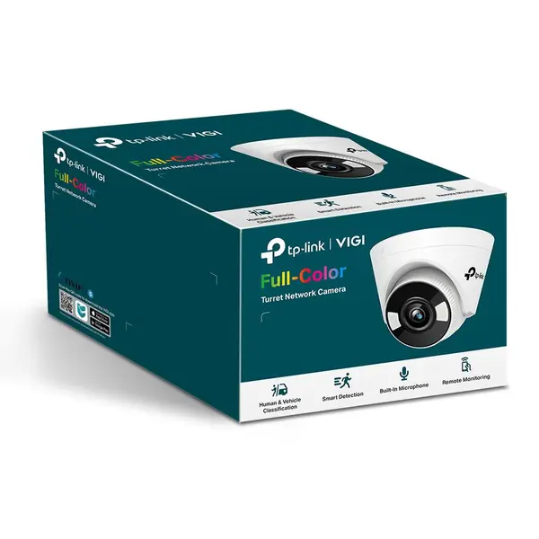 Camera supraveghere IP Dome TP-Link Full Color, 4 MP, 4 mm, IR 30 m, slot card, microfon, PoE, VIGI C440(2.8MM)