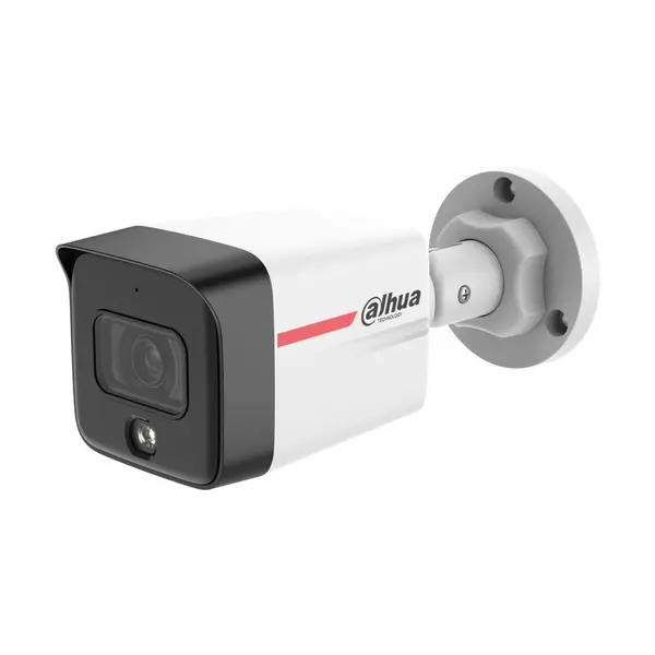 Camera supraveghere IP exterior Dahua WizColor IPC-HFW1439TC1-A-LED-0280B-PRO, 4MP, 2.8 mm, lumina alba 20 m, microfon, PoE