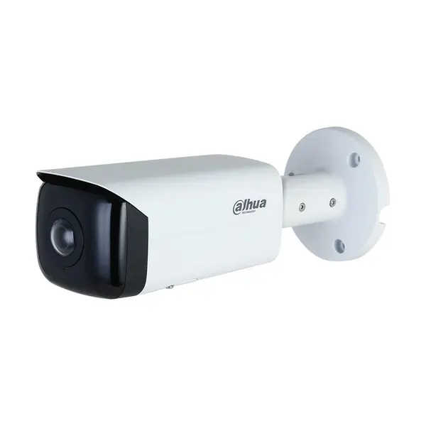 Camera supraveghere IP exterior Dahua WizSense IPC-HFW3441T-AS-P-0210B, 4 MP, 2.1 mm, IR 20 m, slot card, unghi 180 grade, microfon, PoE