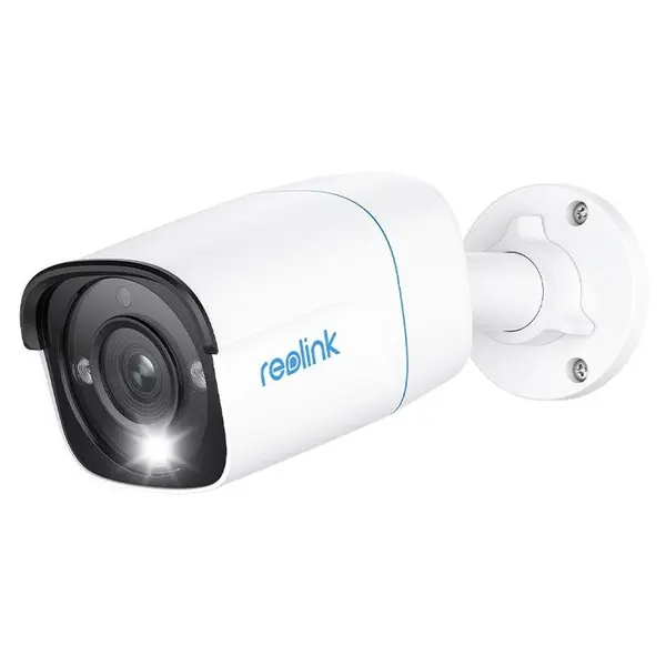 Camera supraveghere IP exterior Reolink P330, 4K, IR 30 m, 4 mm, microfon, slot card SD, PoE