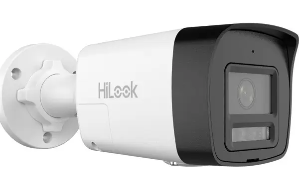 Camera supraveghere IP Hikvision Hilook IPC-B120HA-LUFC/SL 2.8mm, 2 MP, Smart Hybrid Light, detectie umana, audio bidirectional, IP67, PoE