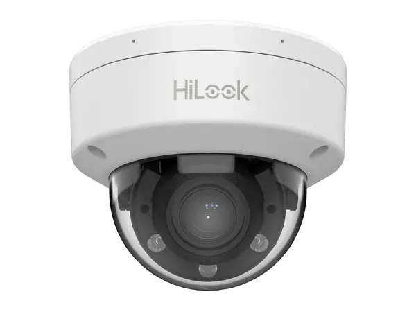 Camera supraveghere IP Hikvision HiLook IPC-D640HA-LZU, 4MP, varifocala 2.8-12mm, iluminare duala, microfon, slot micro SD, PoE, IP67, IK08