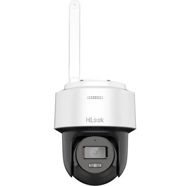 Camera supraveghere IP Hikvision PTZ-N2C200M-D/W 2.8mm, 2MP, Wi-Fi 6, IR, lumina alba, audio, detectie persoane, auto-tracking, IP66