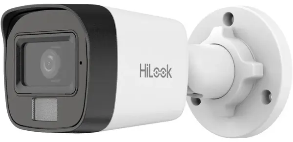 Camera supraveghere IP HiLook Hikvision IPC-B120HA-LUC, 2MP, 2.8mm, Smart Hybrid Light, microfon, PoE, IP67
