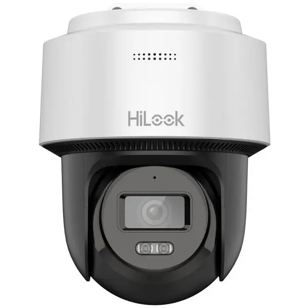 Camera supraveghere IP PT Hikvision HiLook PTZ-N2C200M-DE(2.8mm)(B), 2MP, 2.8mm, Smart Hybrid Light, Audio, slot microSD, PoE, IP66