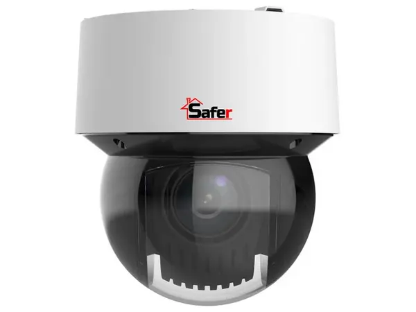 Camera supraveghere IP PTZ mini, 4MP, zoom optic 16X, Wi-Fi, LightHunter, Smart IR100m, audio bidirectional, slot card microSD, PoE, Safer SAF-IPCPTZ4MP100F5588(U)
