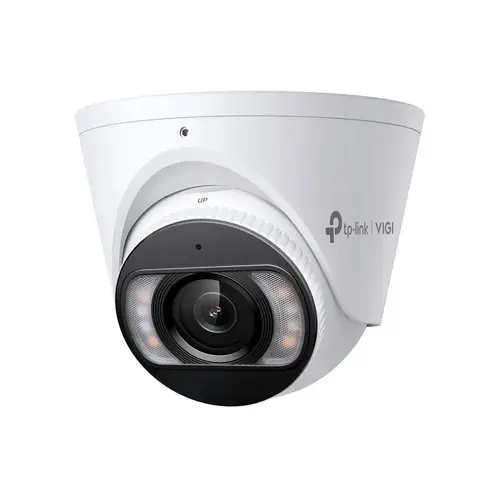 Camera supraveghere IP Turret TP-LINK Full Color VIGI C445, 4MP, 2.8 mm, IR/lumina alba 30 m, microfon, detectie si clasificare om/vehicul, slot card, vizualizare de pe telefon, PoE
