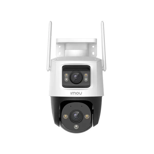 Camera supraveghere IP WiFi cu lentila duala Imou Cruiser Dual PT Full-Color IPC-S7XP-6M0WED, 3+3 MP, 2x 3.6 mm, IR/lumina alba 30 m, microfon si difuzor, slot card, auto smart tracking