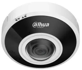 Camera supraveghere retea Dahua WizMind Fisheye, 6MP, panoramica, IR 15m, audio, WDR 120dB, IP67, IK10, detectie AI, IPC-EBW5641-AS