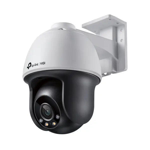 Camera supraveghere rotativa IP Speed Dome PT TP-Link VIGI Full Color C540, 4 MP, 4 mm, IR / lumina alba 30 m, microfon si difuzor, slot card, PoE