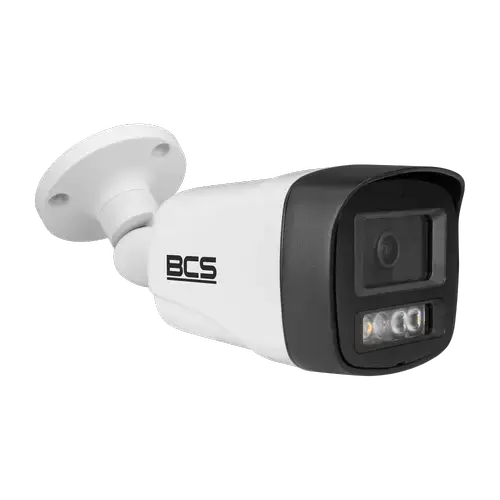 Camera supraveghere video exterior BCS LINE BCS-L-TIP14FSR3L3, Bullet, 4MP 2560x1440, 2.8mm, 16x Zoom digital, IR 30m, Microfon, RJ-45 (Alb)