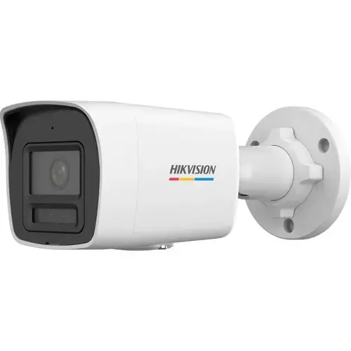 Camera supraveghere video exterior Hikvision DS-2CD1067G2H-LIU(4MM), Smart Hybrid Light Fixed Bullet, 6MP, 4MM, IR 30m, PoE, Microfon, IP67