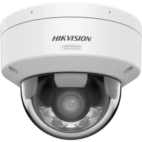 Camera supraveghere video exterior Hikvision Smart Hybrid Light ColorVu Fixed Dome DS-2CD2147G3-LIS2UY(2.8MM), 4MP, 2.8mm, IR 30M, Microfon, PoE, IP67