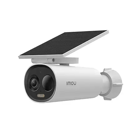 Camera supraveghere video exterior IMOU Cell 3C All in One IPC-K9DCP-3T0WE-V2, 3 MP, 15 FPS, Panou Solar, Zoom 8x, Wi-Fi, IP66 (Alb)