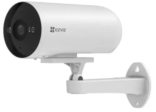 Camera supraveghere video exterior IP Ezviz CS-H5 (3MP4mm), 2K, 4mm, IR si LED alb, alarma, audio bidirectional, slot microSD, PoE, IP67