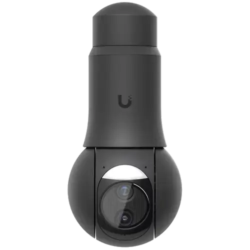 Camera supraveghere video exterior Ubiquiti UVC-G6-PTZ-B, 4K 8MP, 10x Hybrid zoom, Multi-TOPS AI Engine, IR 30m, IP66/IK04, PoE+