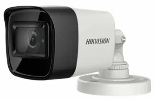 Camera supraveghere video Hikvision DS-2CE16H0T-ITPFS2, Turbo HD Bullet, 5MP, 2560 × 1944, 2.8mm (Alb/Negru)