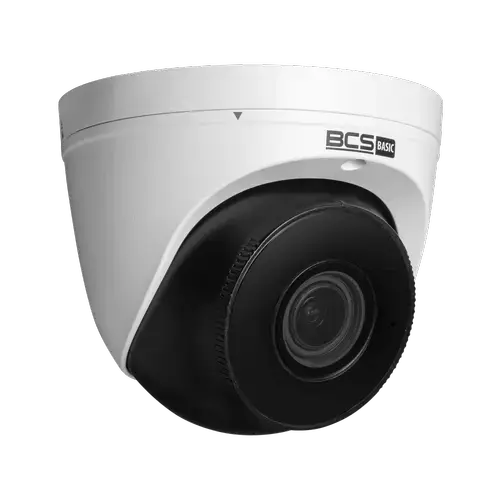 Camera supraveghere video interior BCS BASIC BCS-B-EIP45VSR3(2.0), Dome, 5MP, 2.8-12mm, Zoom digital 16x, IR 30m, PoE, IP67 (Alb)