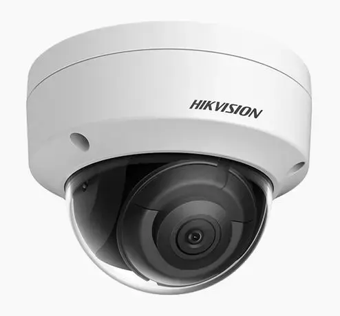 Camera supraveghere video IP HikVision AcuSense, Rezolutie 4.0 MP, Lentila 2.8 mm, Distanta IR 30 m, Unghi de vizualizare 103°, Algoritm Deep Learning (Alb)