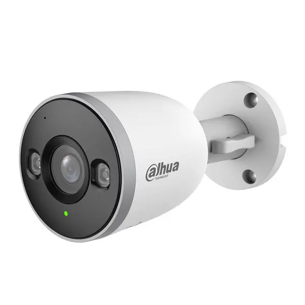 Camera supraveghere WiFi de exterior Dahua F3D‑IL, 3MP, WiFi 6, Iluminare Duala inteligenta 30 m, Detectie AI persoane si vehicule, Microfon integrat, H.265, Bluetooth pentru instalare rapida, Slot microSD, Carcasa metalica, IP67