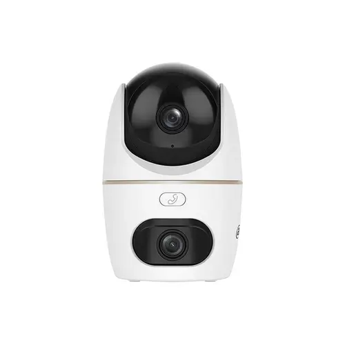 Camera supraveghere WiFi rotativa IP Dome Dahua Hero Dual H3D-3F, 3 + 3 MP, 2 x 3.6 mm, IR / lumina alba 30 m, slot card, microfon si difuzor, auto-tracking, detectie animale / oameni