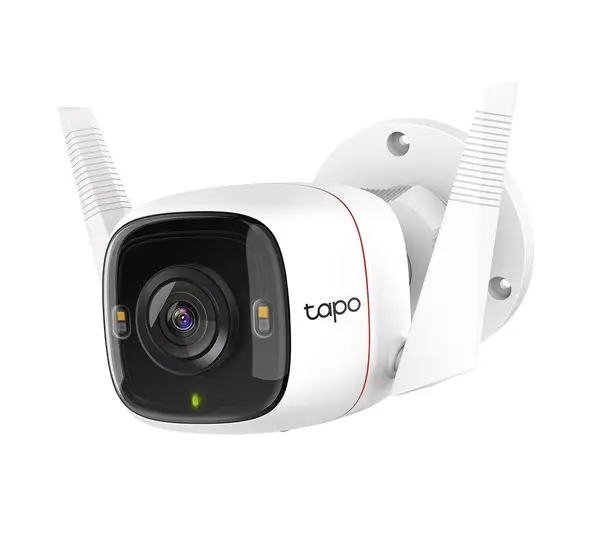 Camera Supraveghere WIFI, wireless TAPO C320WS 4MP audio bidirectional, alarma vizuala si sonora, slot card