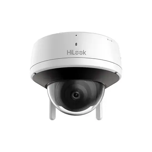 Camera supraveghere wireless Wi-Fi Hikvision HiLook IPC-D140HA-D/W(W), 4 MP, IR 30 m, slot card, 2.8 mm, vizualizare telefon, microfon / difuzor
