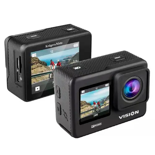Camera video 4K, Wi-Fi, Microfon, Difuzor, Sport Vision Kruger&Matz P400 KM0292