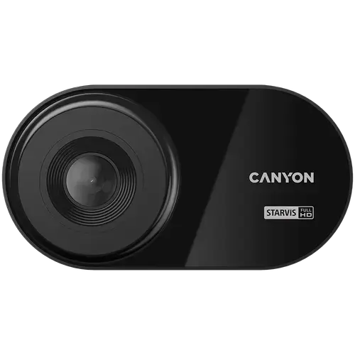 Camera video auto CANYON DVR10, Full HD 1080p, Wi-Fi, Unghi de filmare 140 de grade (Negru)