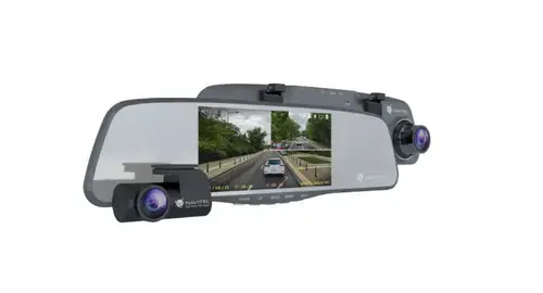 Camera video auto fata-spate NAVITEL MR255NV DVR, Full HD 1920x1080, Vedere nocturna, Unghi vizualizare 100, Senzor G, Ecran IPS 5inch (Negru)