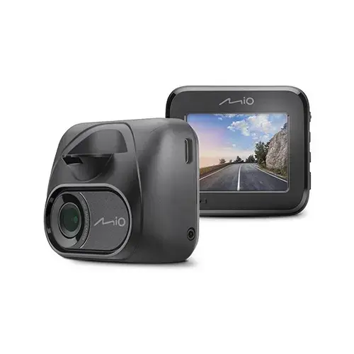 Camera video auto MIO MiVue C595W, Ecran 2.0inch, Senzor Sony STARVIS CMOS 1080p, Unghi de 140 grade, Wi-Fi, HDR, Microfon, GPS (Negru)