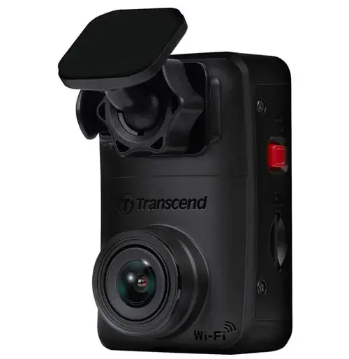 Camera Video Auto Transcend DrivePro 10, Full HD, G Senzor, Wi-Fi, F/2.0, FOV 140, 64GB microSD (Negru)