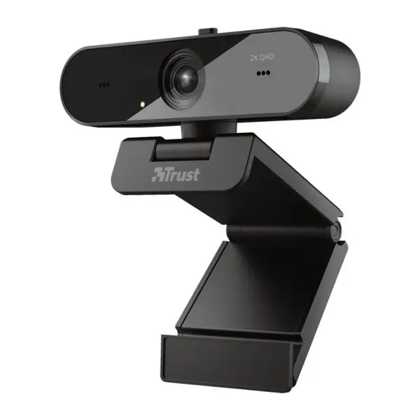 Camera web Trust Taxon QHD, interfata USB 2.0, Negru