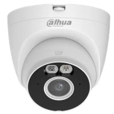 Camera WiFi 6 exterior Dahua T5A-IL, 5MP, Dual Light 30 m, AI persoane/vehicule, Microfon, H.265, Bluetooth, Slot microSD, Carcasa metalica, IP67